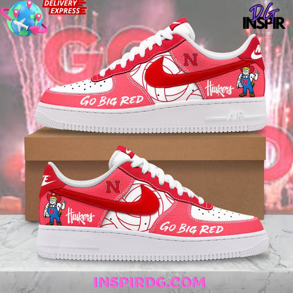 JWFancy Nebraska Huskers Air Low-Top Sneakers Shoes For Men And Women