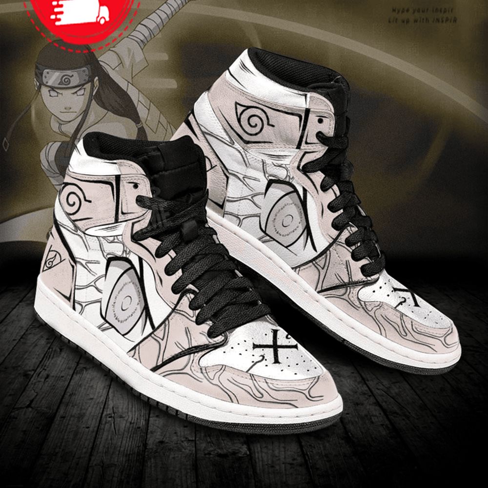 JWFancy Neji Byakugan Eyes AJ1 High Sneakers Shoes For Men And Women