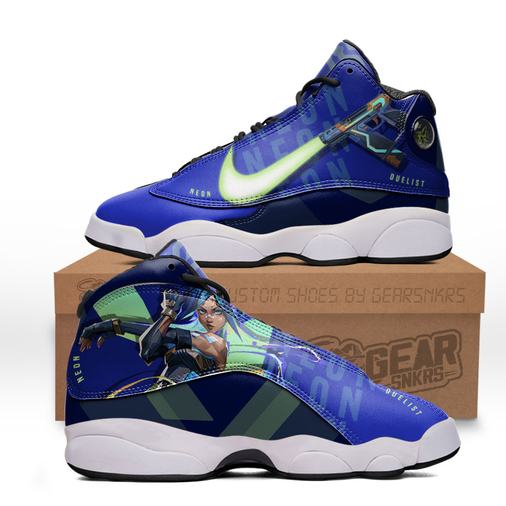 JWFancy Neon AJ13 Sneakers Shoes For Men And Women
