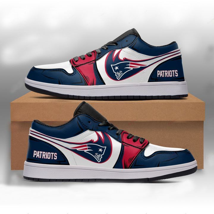 JWFancy New England Patriots AJ1 High Sneakers Shoes For Men And Women