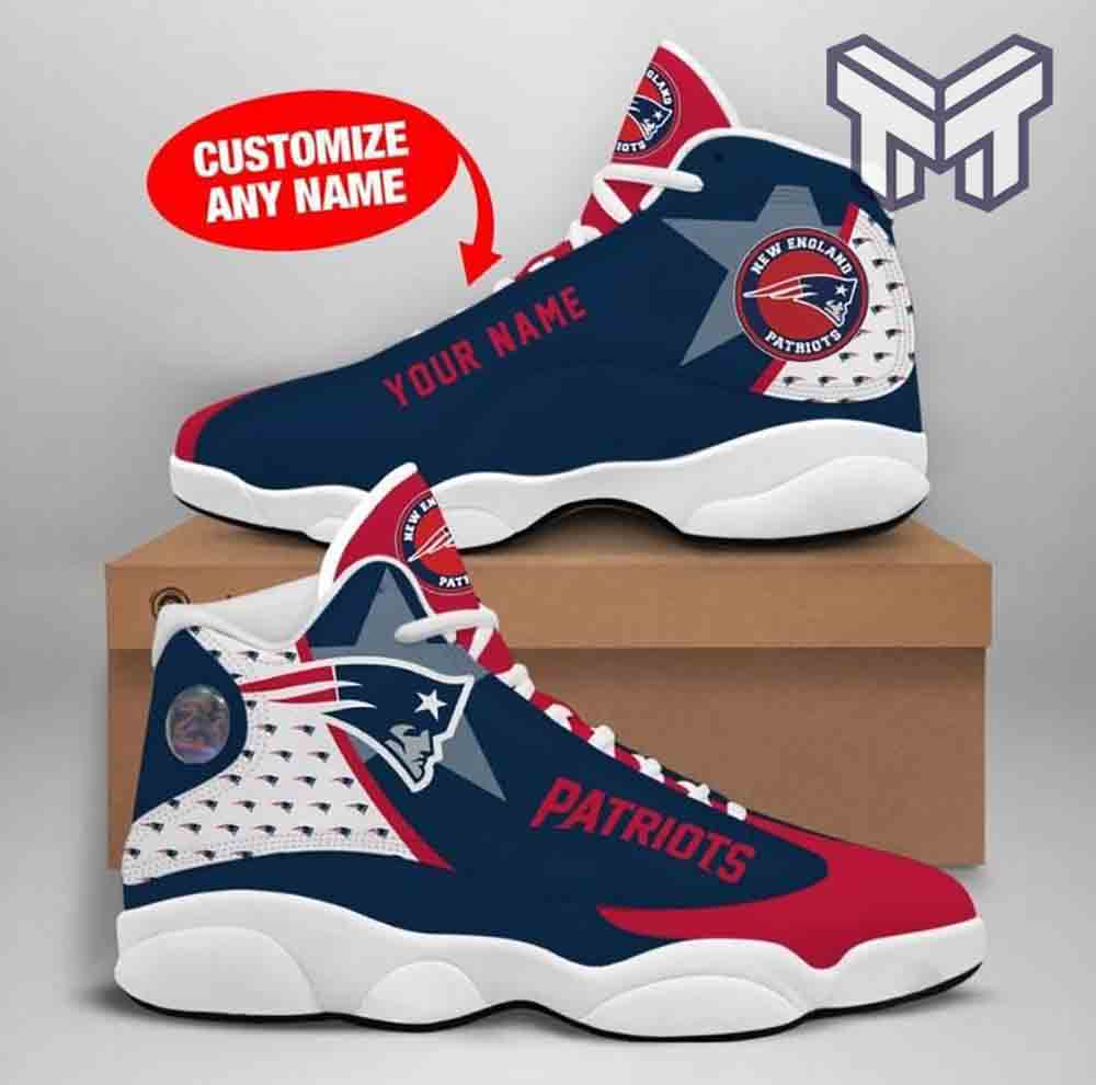 JWFancy New England Patriots AJ13 Sneakers Shoes For Men And Women