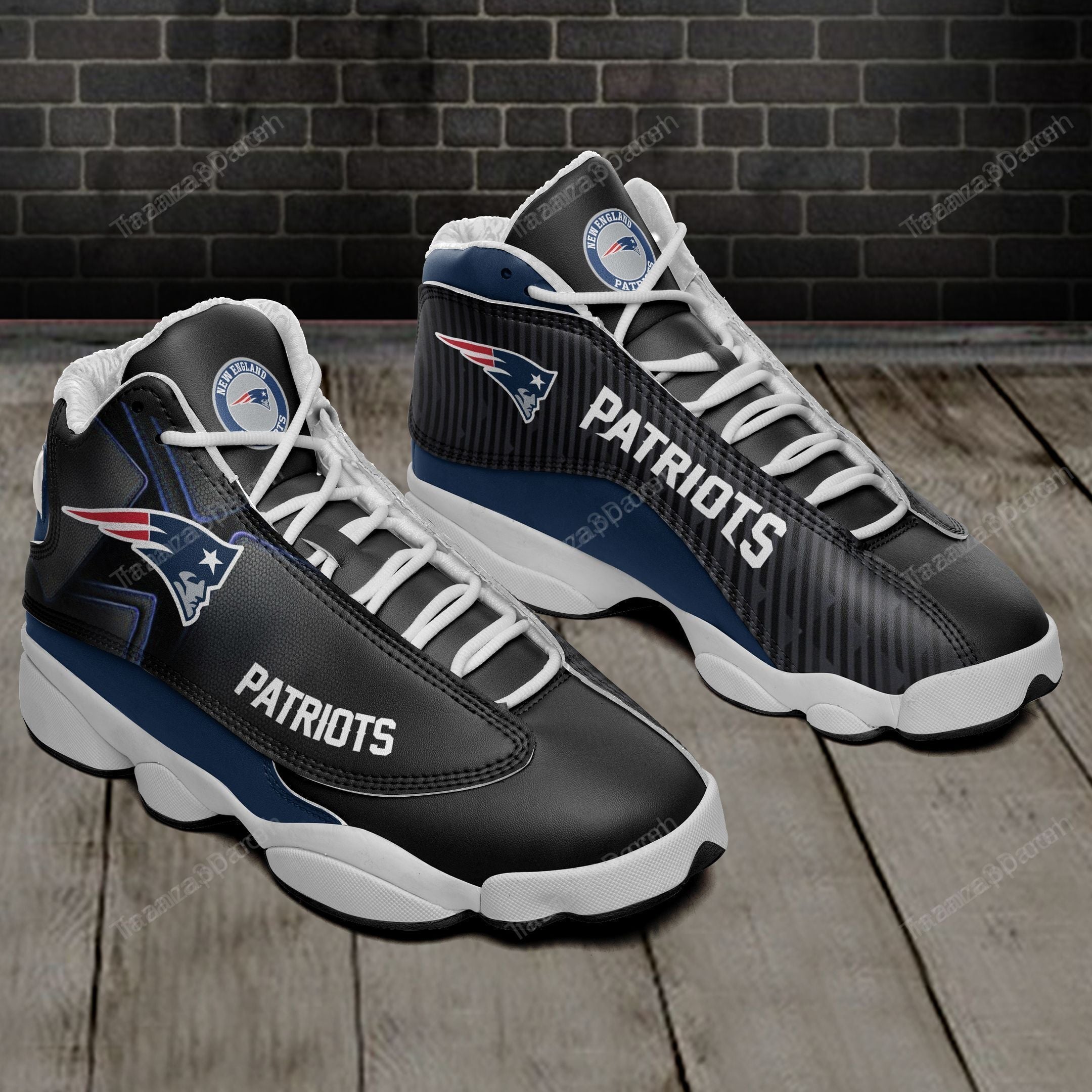 JWFancy New England Patriots AJ13 Sneakers Shoes For Men And Women