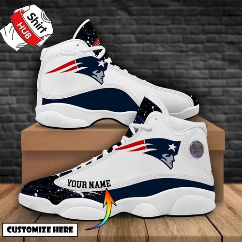 JWFancy New England Patriots AJ13 Sneakers Shoes For Men And Women
