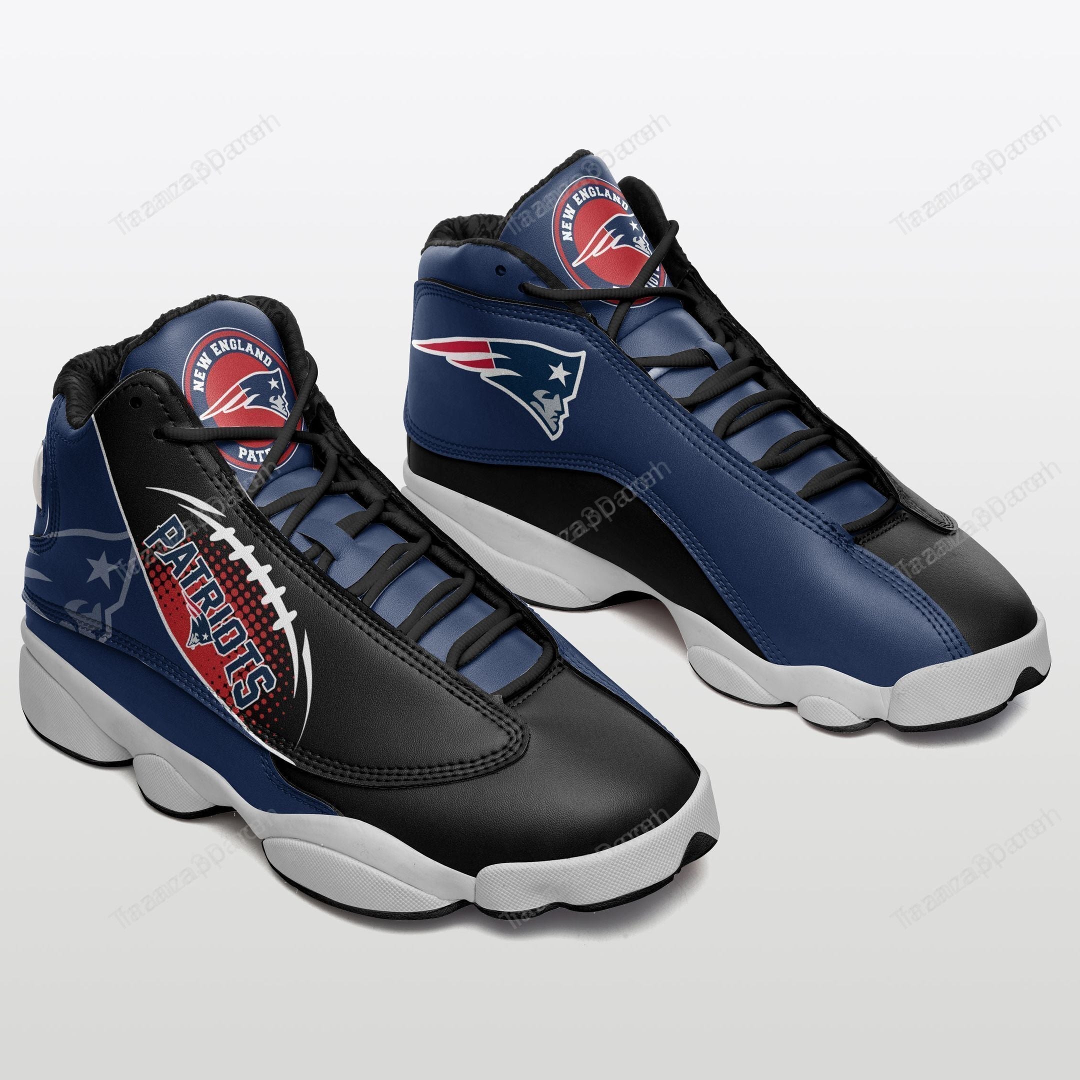 JWFancy New England Patriots AJ13 Sneakers Shoes For Men And Women