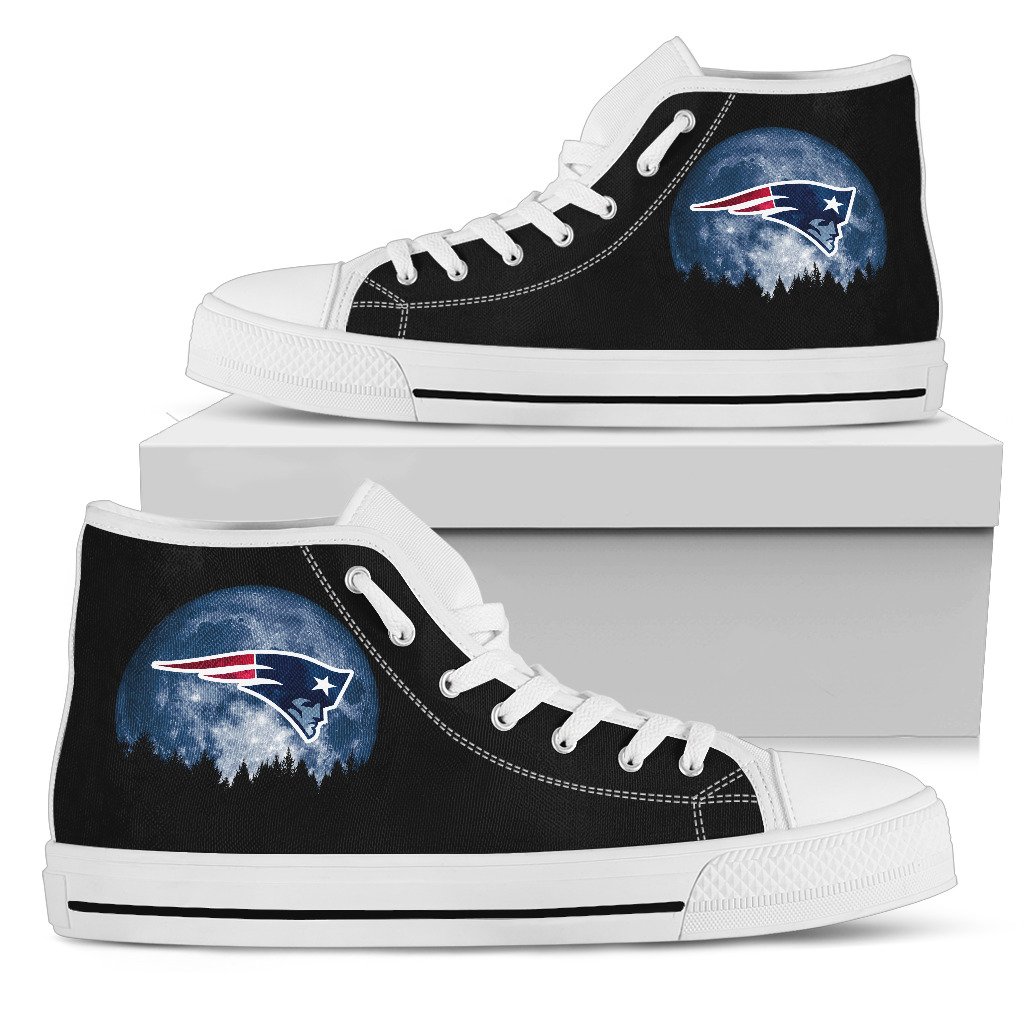 JWFancy New England Patriots High Top Canvas Sneakers Shoes For Men And Women