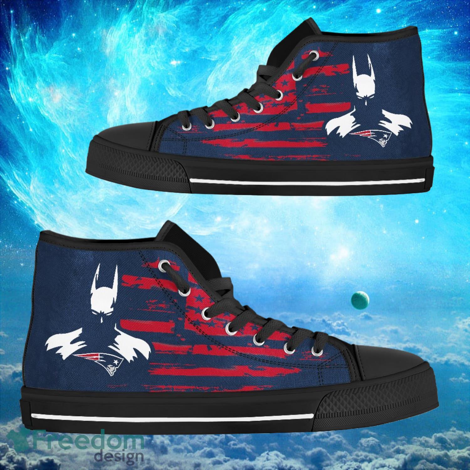 JWFancy New England Patriots High Top Canvas Sneakers Shoes For Men And Women