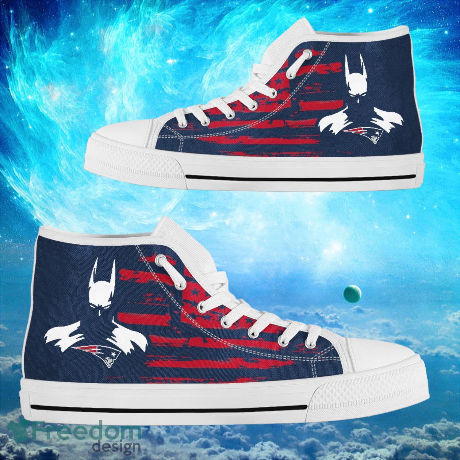 JWFancy New England Patriots High Top Canvas Sneakers Shoes For Men And Women