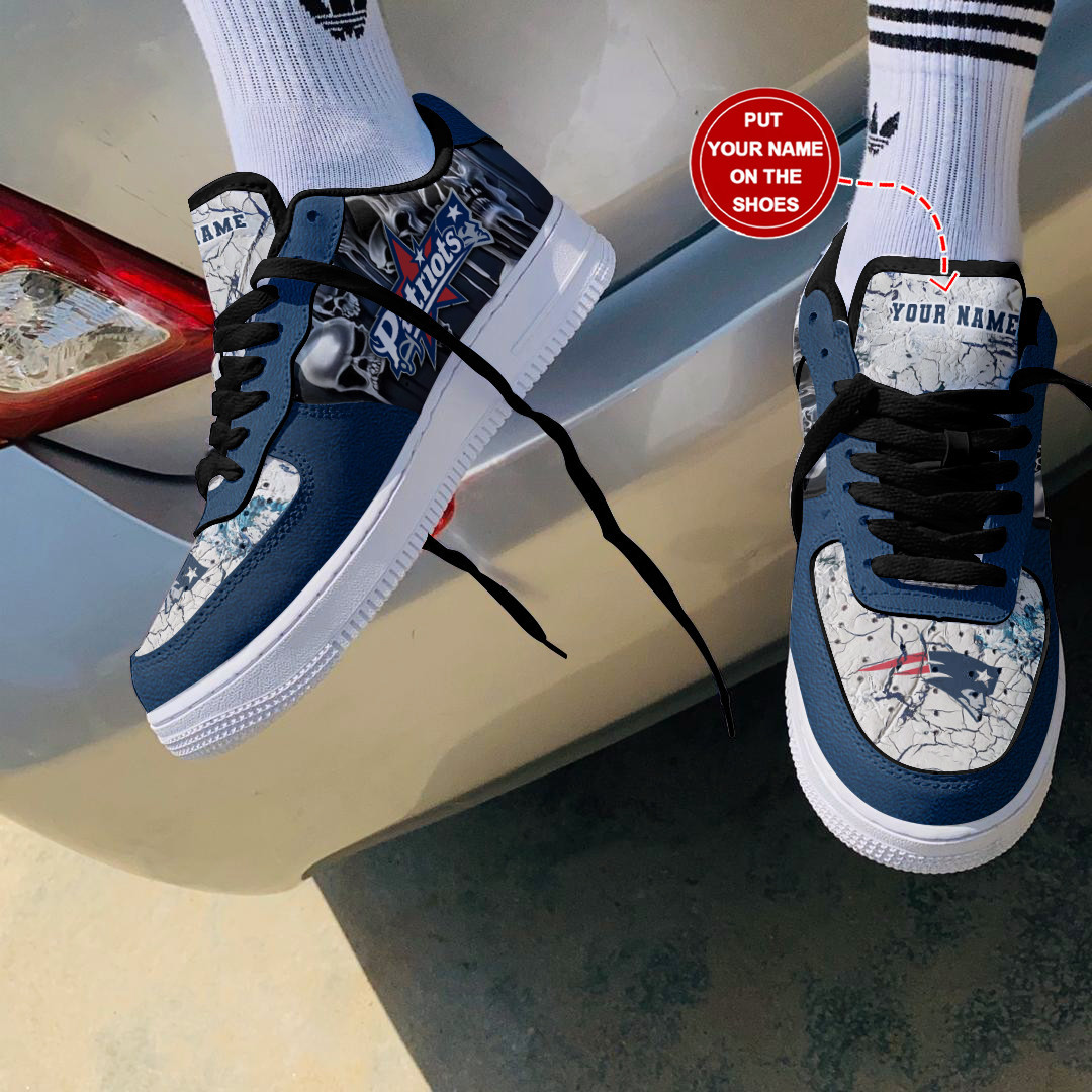 JWFancy New England Patriots NFL Air Low-Top Sneakers Shoes For Men And Women