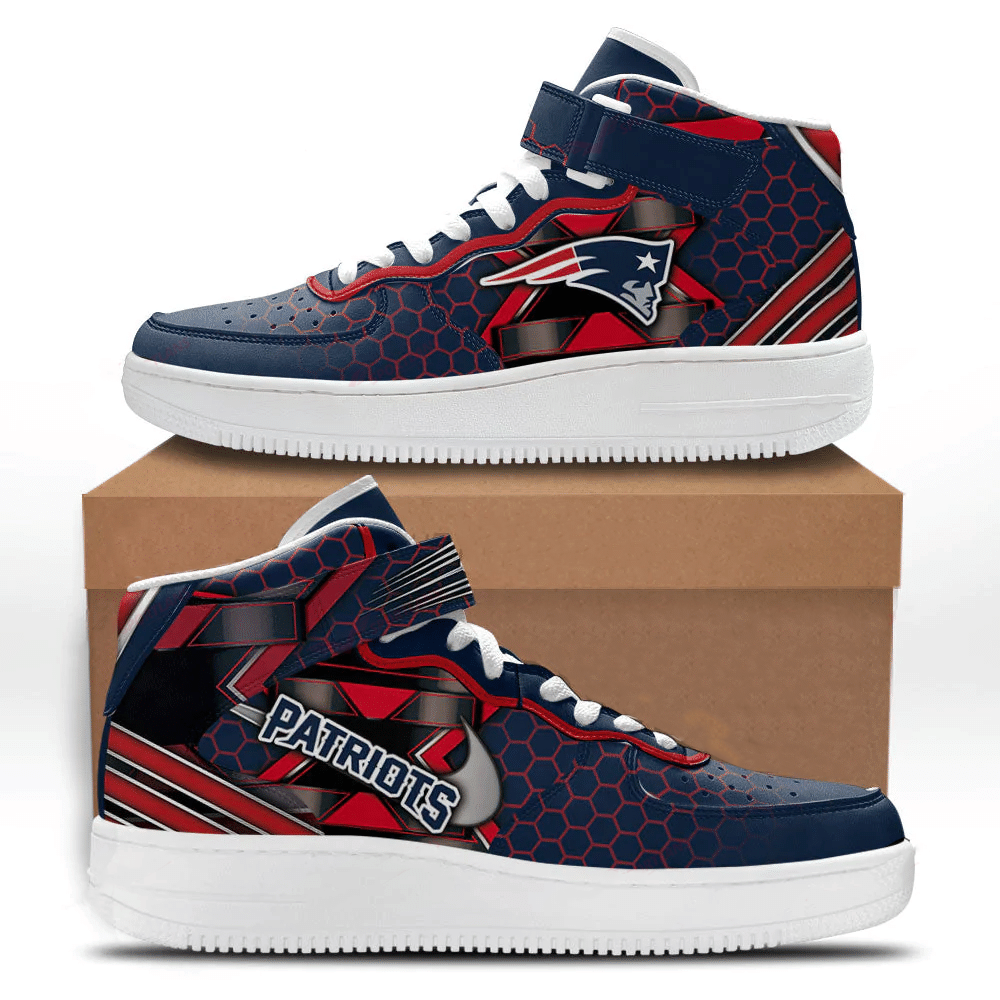 JWFancy New England Patriots NFL Air Low-Top Sneakers Shoes For Men And Women