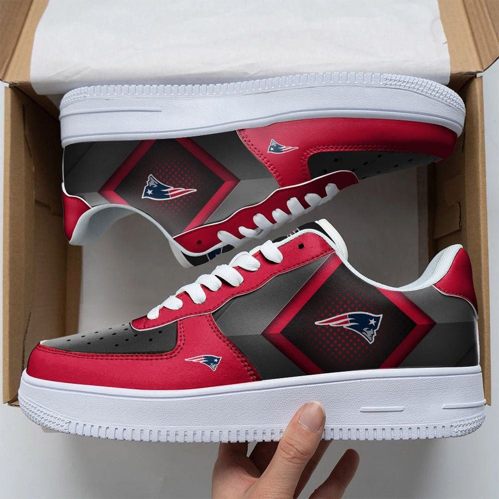 JWFancy New England Patriots NFL Air Low-Top Sneakers Shoes For Men And Women