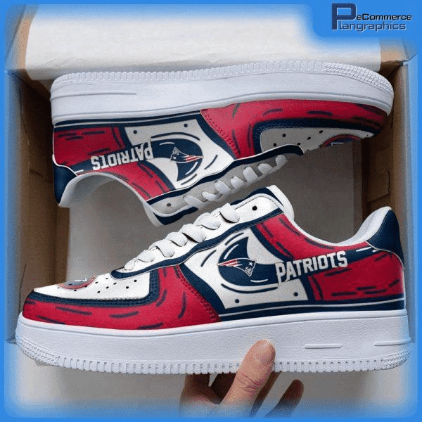JWFancy New England Patriots NFL Air Low-Top Sneakers Shoes For Men And Women