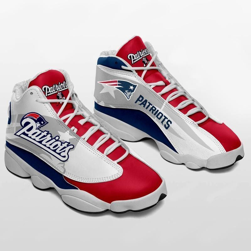 JWFancy New England Patriots NFL AJ13 Sneakers Shoes For Men And Women