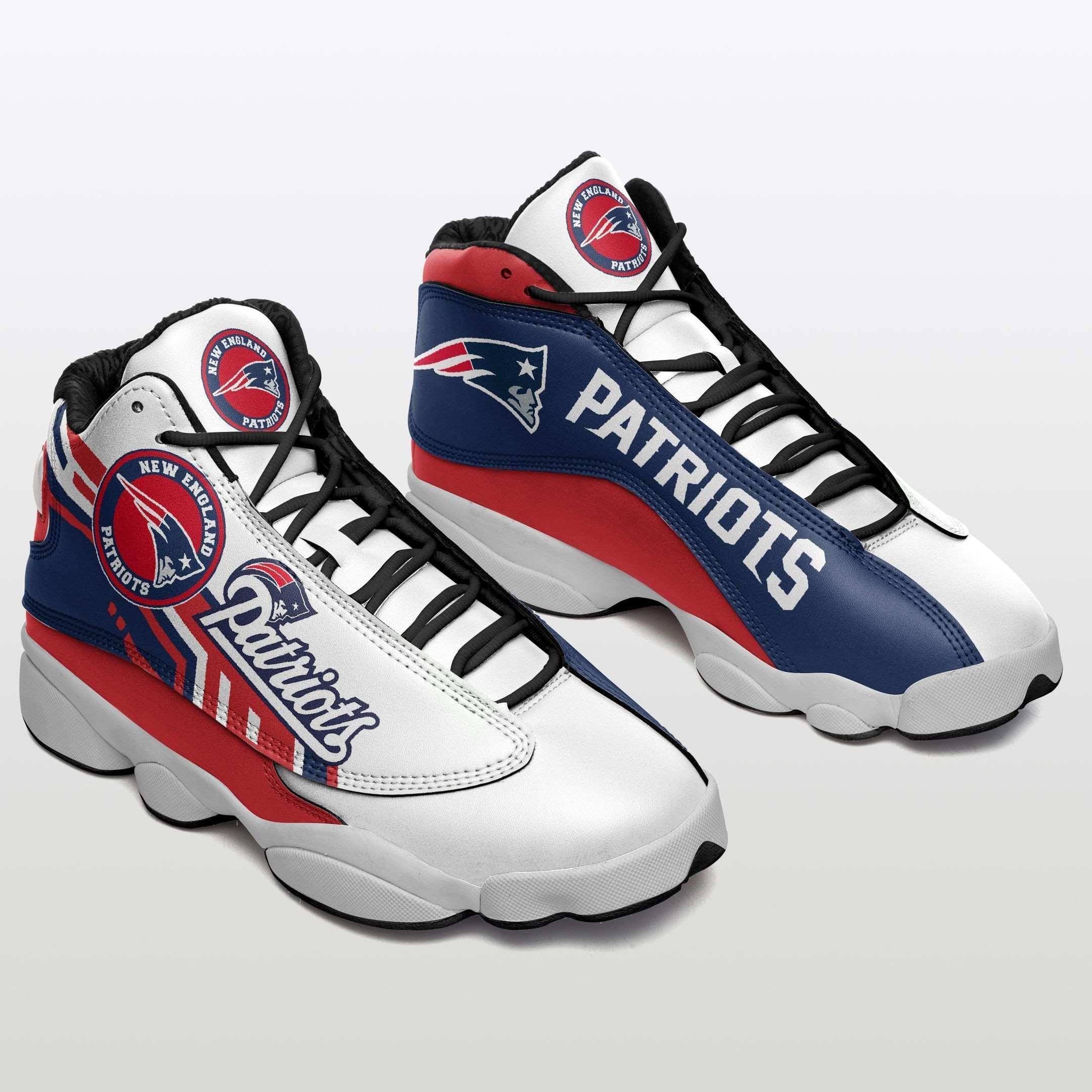 JWFancy New England Patriots NFL AJ13 Sneakers Shoes For Men And Women