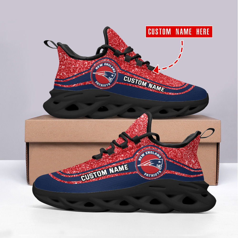 JWFancy New England Patriots NFL Max Soul Shoes Sneakers For Men And Women