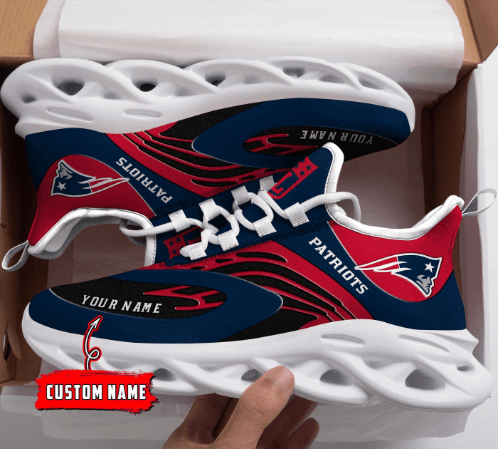 JWFancy New England Patriots NFL Max Soul Shoes Sneakers For Men And Women