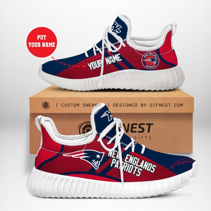 JWFancy New England Patriots Reze Sneakers Shoes For Men And Women