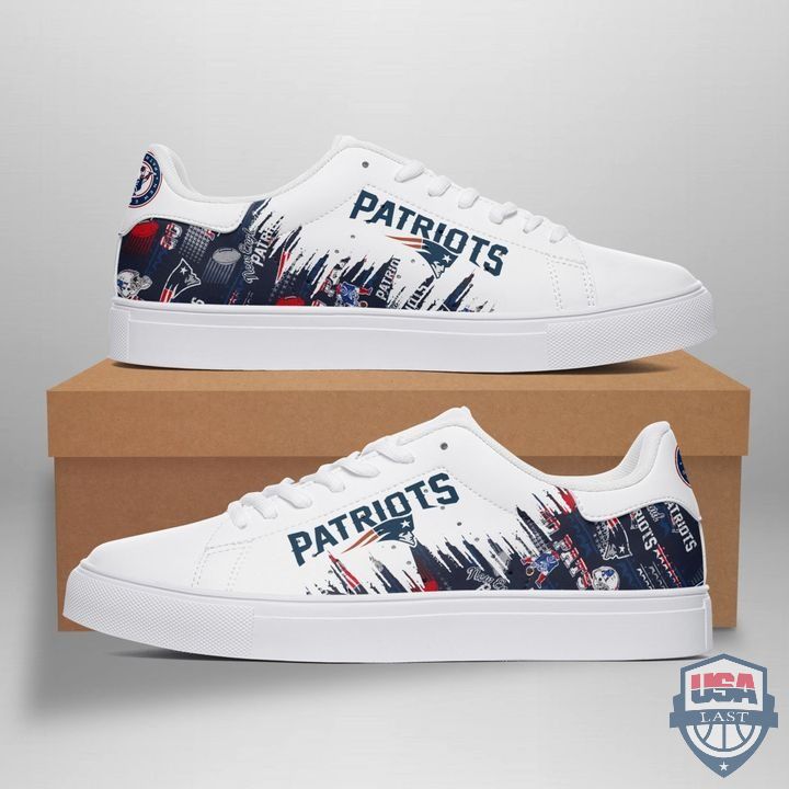 JWFancy New England Patriots Skate Stan Shoes Sneakes For Men And Women