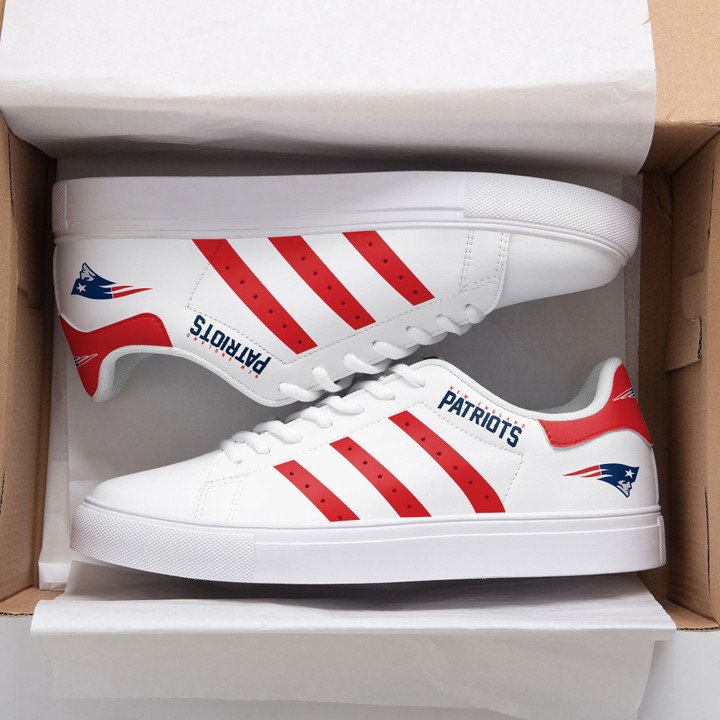 JWFancy New England Patriots Skate Stan Shoes Sneakes For Men And Women