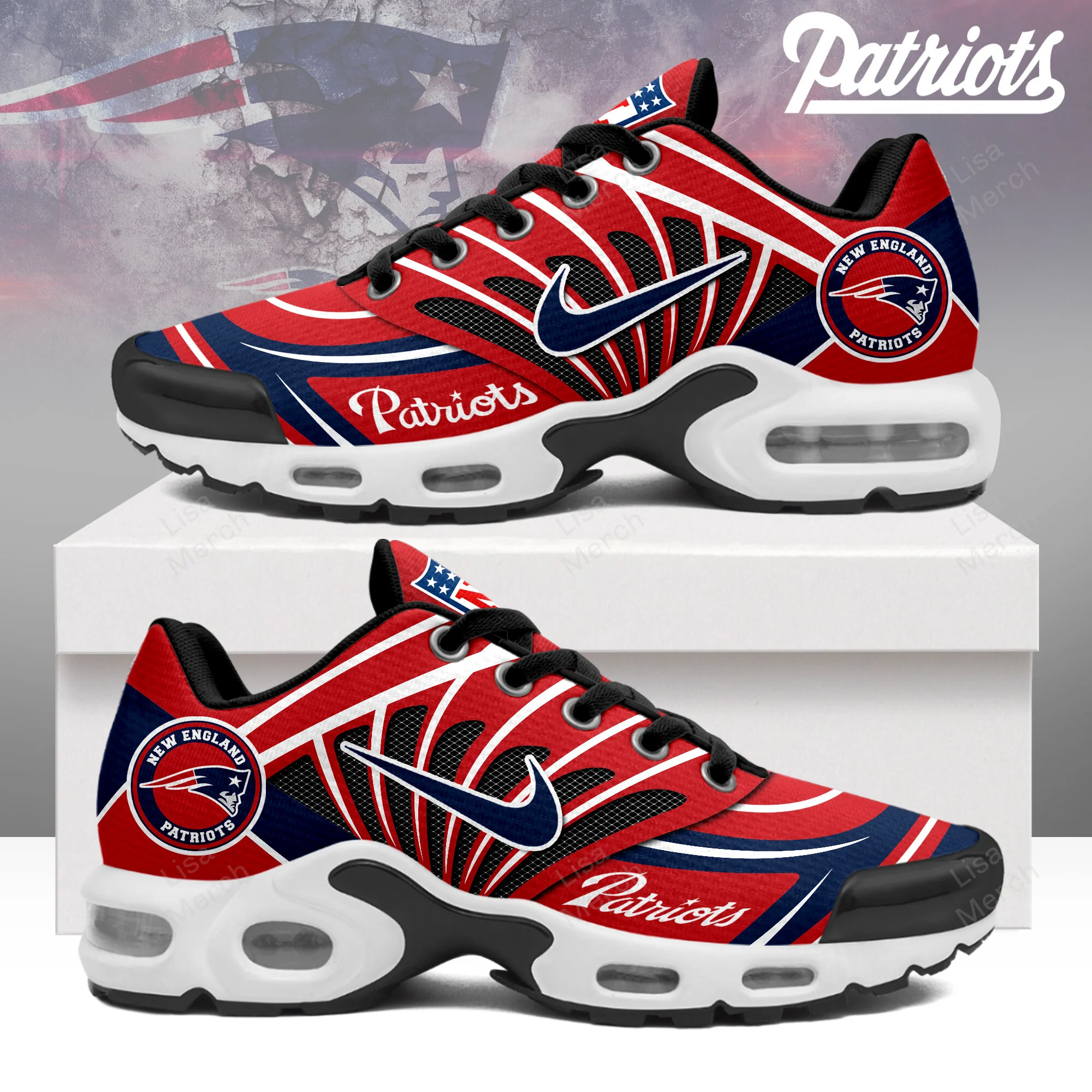 JWFancy New England Patriots TN Shoes Sneakers For Men And Women