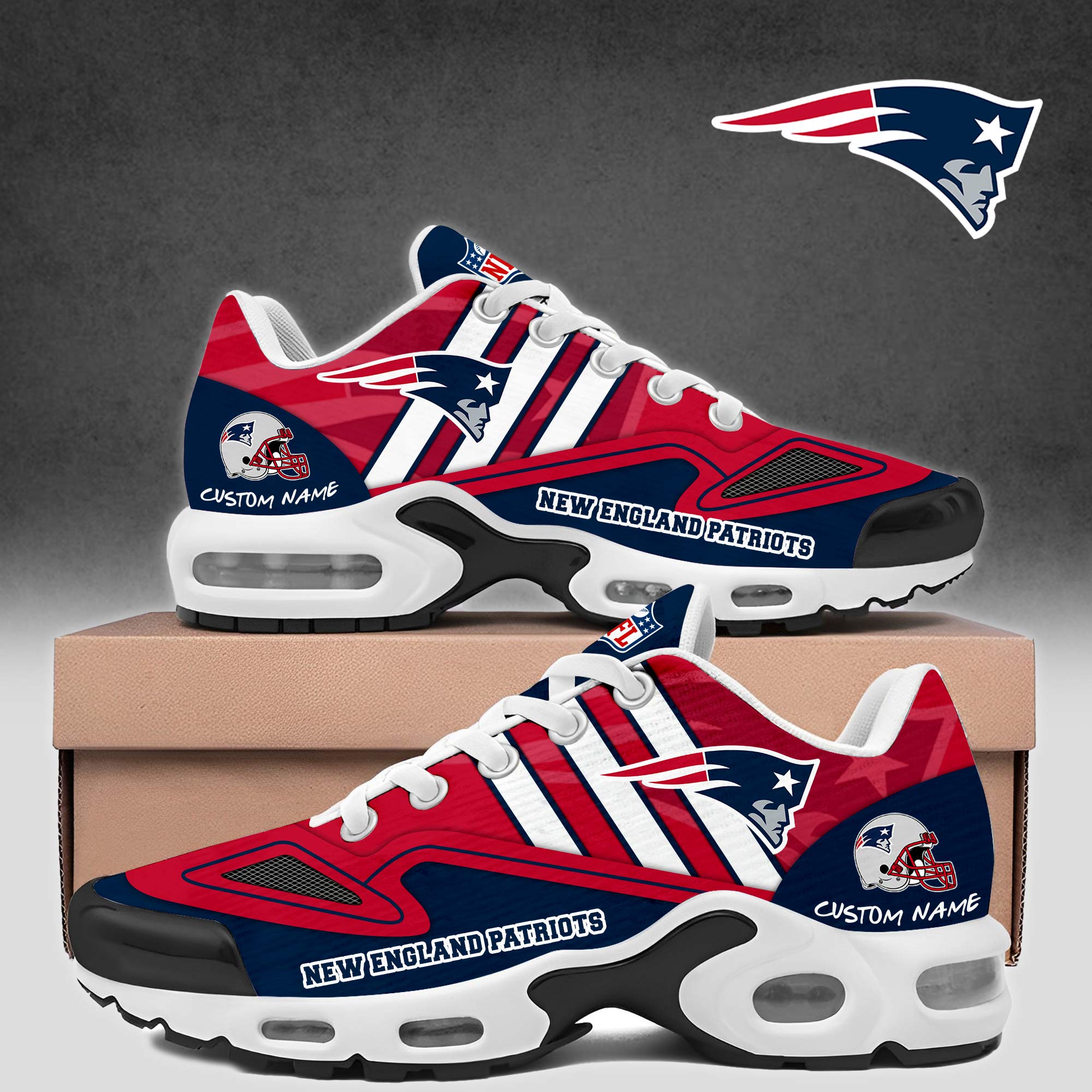 JWFancy New England Patriots TN Shoes Sneakers For Men And Women