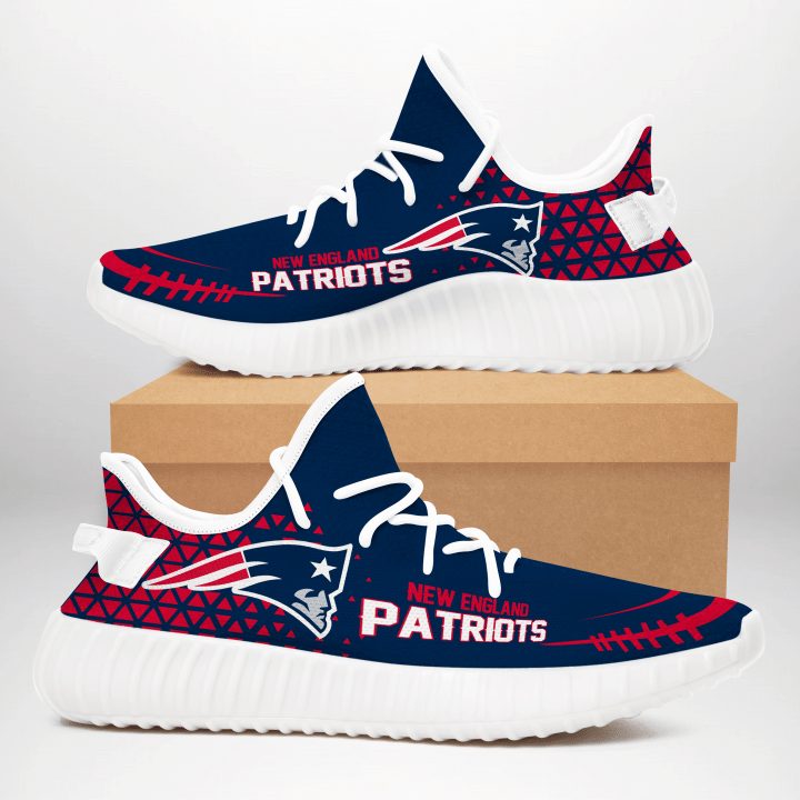 JWFancy New England Patriots Yeezy Boost Shoes For Men And Women