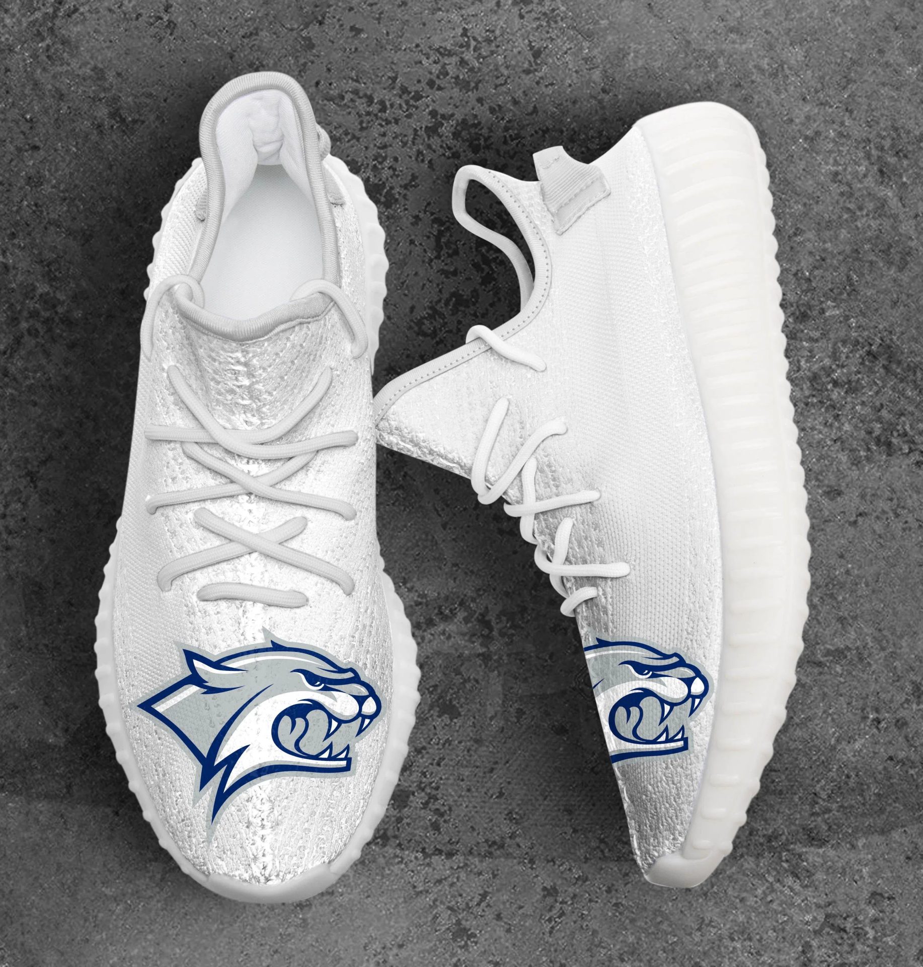 JWFancy New Hampshire Wildcats Yeezy Boost Shoes For Men And Women