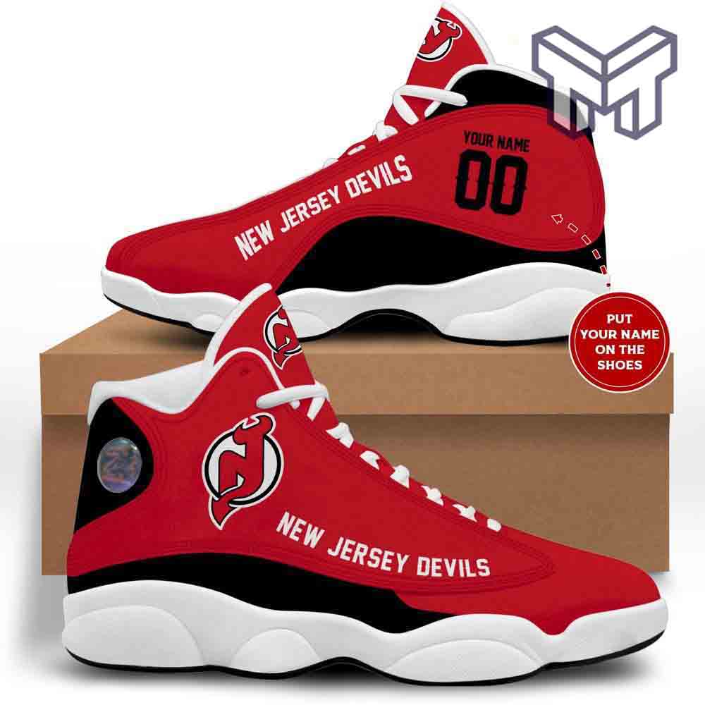 JWFancy New Jersey Devils AJ13 Sneakers Shoes For Men And Women