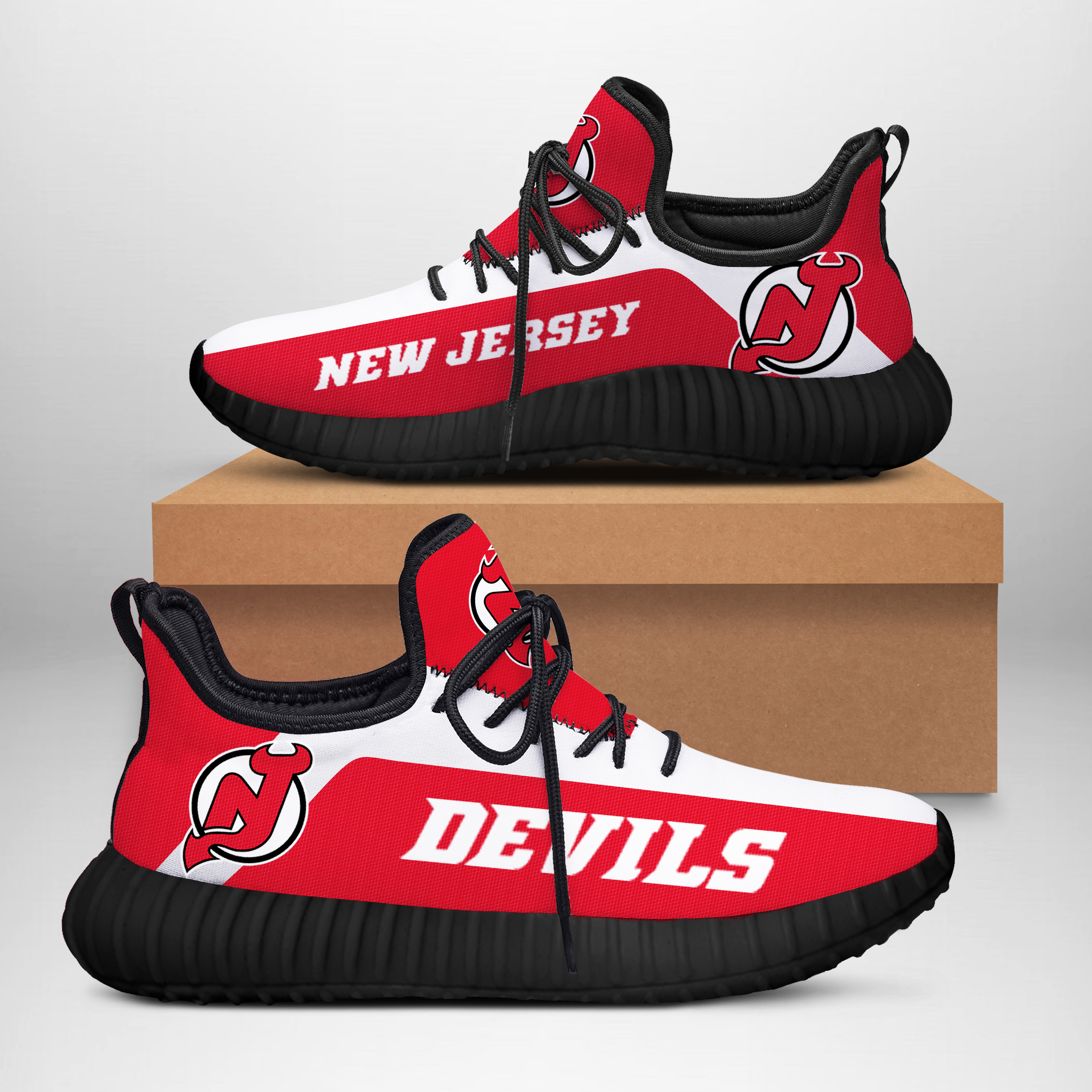 JWFancy New Jersey Devils Reze Sneakers Shoes For Men And Women