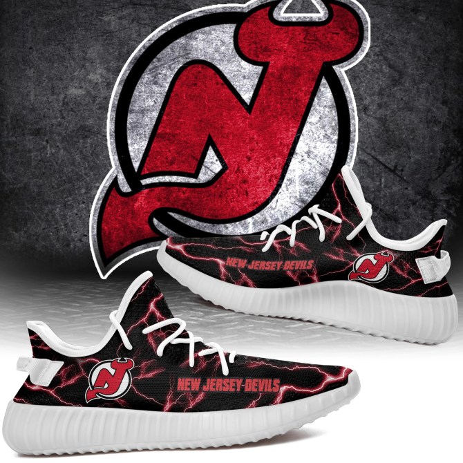 JWFancy New Jersey Devils Yeezy Boost Shoes For Men And Women