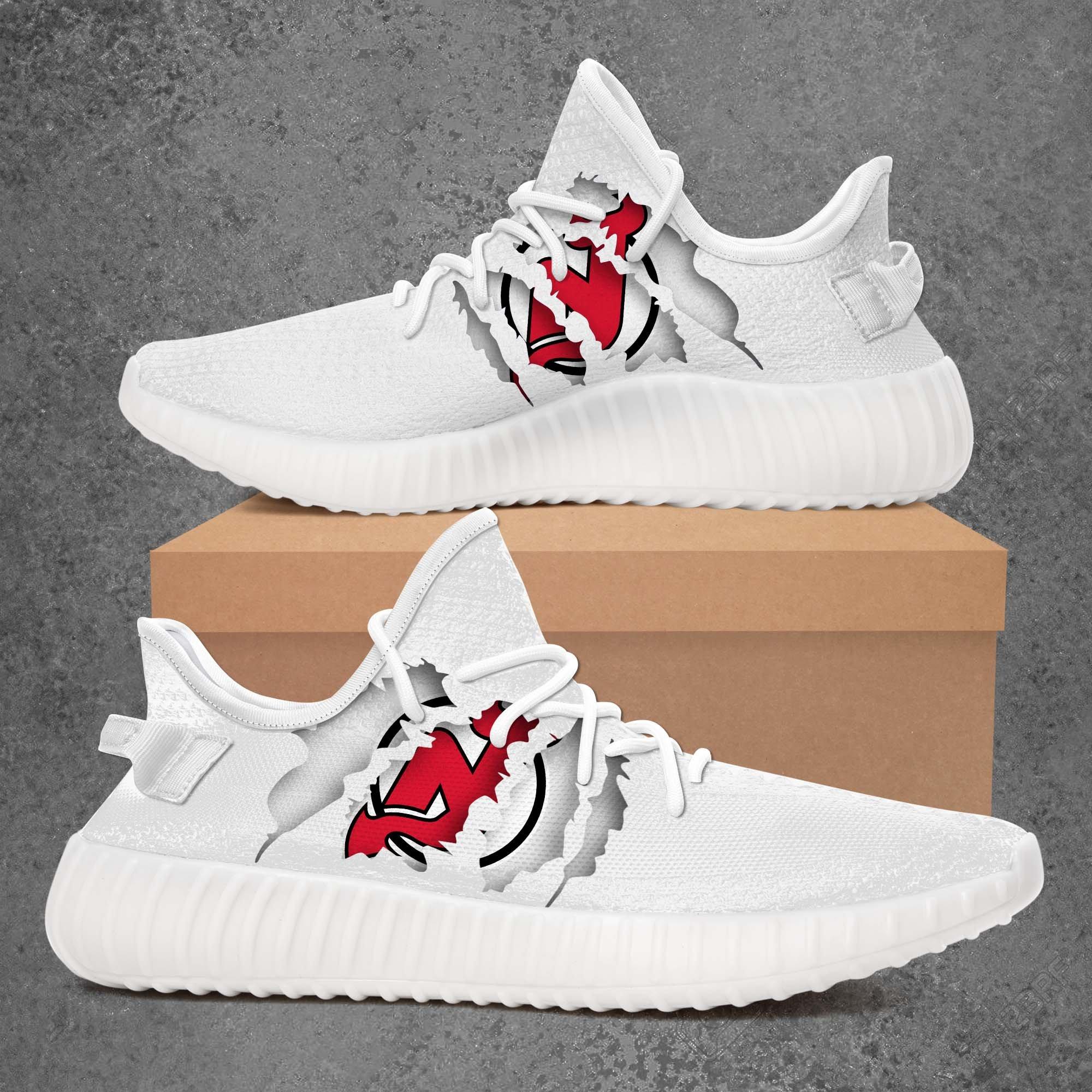 JWFancy New Jersey Devils Yeezy Boost Shoes For Men And Women