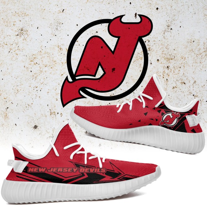 JWFancy New Jersey Devils Yeezy Boost Shoes For Men And Women