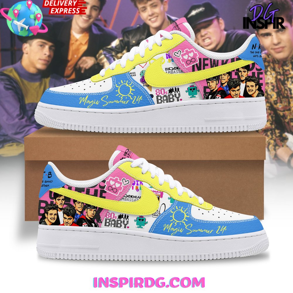 JWFancy New Kids On The Block Air Low-Top Sneakers Shoes For Men And Women