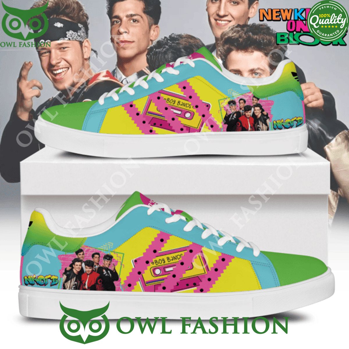 JWFancy New Kids On The Block Skate Stan Shoes Sneakes For Men And Women