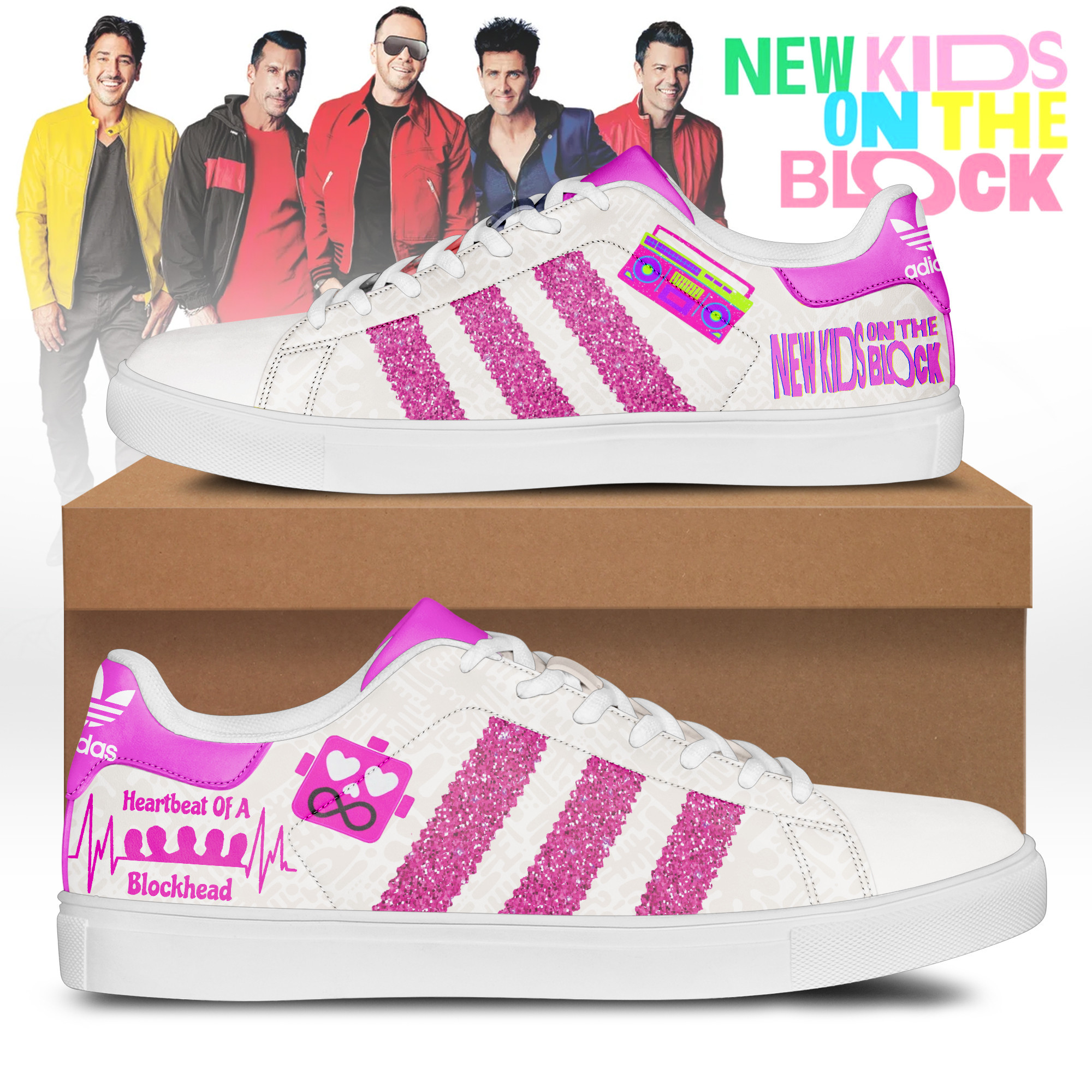 JWFancy New Kids On The Block Skate Stan Shoes Sneakes For Men And Women