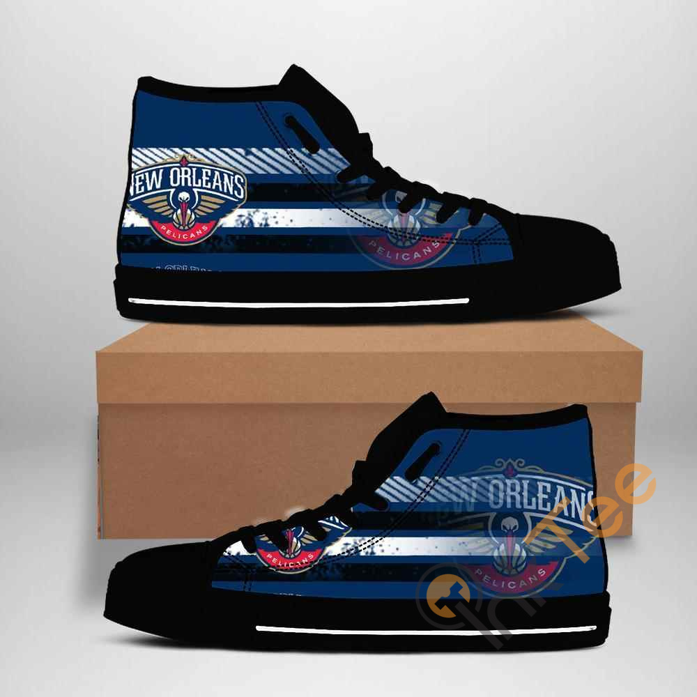 JWFancy New Orleans Pelicans High Top Canvas Sneakers Shoes For Men And Women