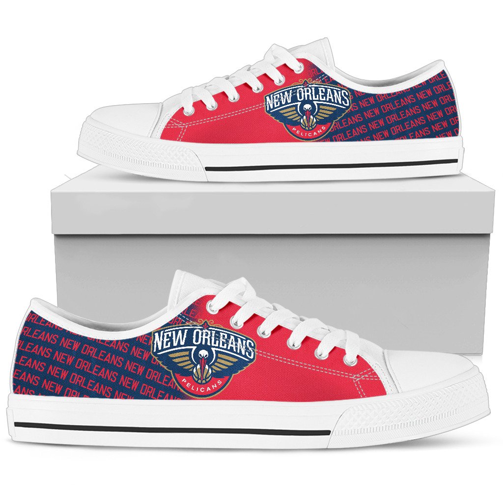 JWFancy New Orleans Pelicans Low Top Canvas Sneakers Shoes For Men And Women
