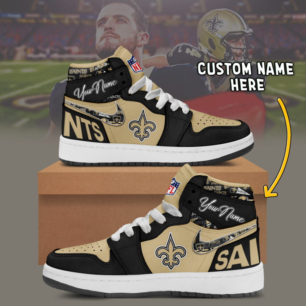 JWFancy New Orleans Saints AJ1 High Sneakers Shoes For Men And Women