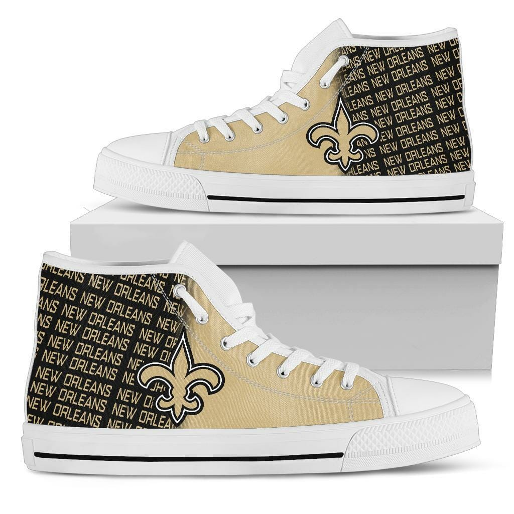 JWFancy New Orleans Saints High Top Canvas Sneakers Shoes For Men And Women
