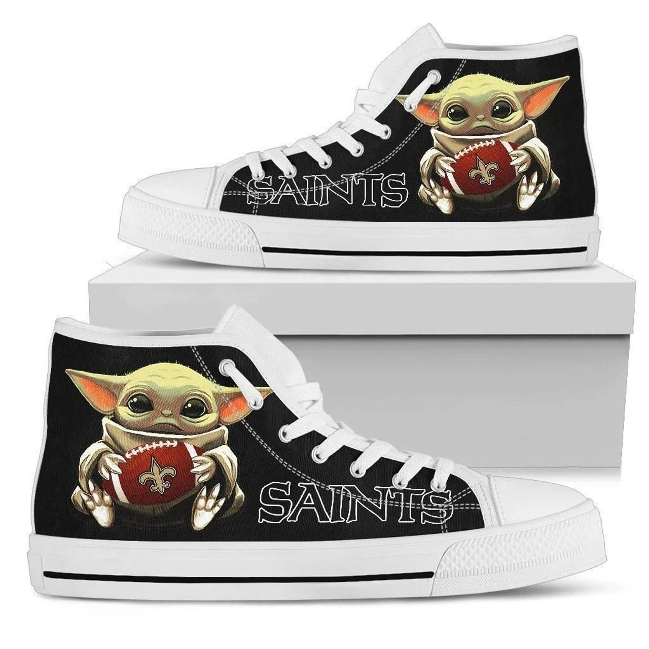 JWFancy New Orleans Saints High Top Canvas Sneakers Shoes For Men And Women