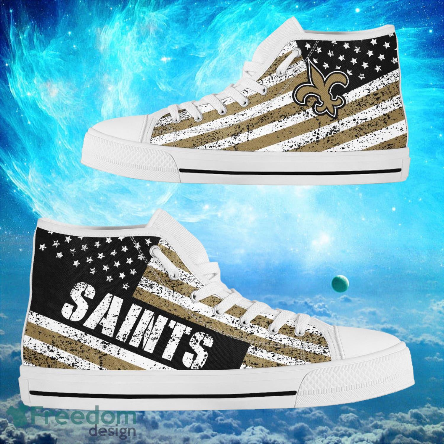 JWFancy New Orleans Saints High Top Canvas Sneakers Shoes For Men And Women