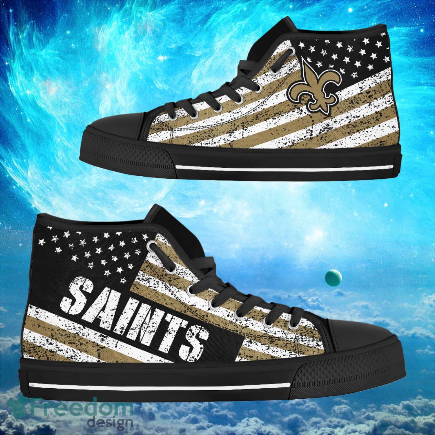 JWFancy New Orleans Saints High Top Canvas Sneakers Shoes For Men And Women