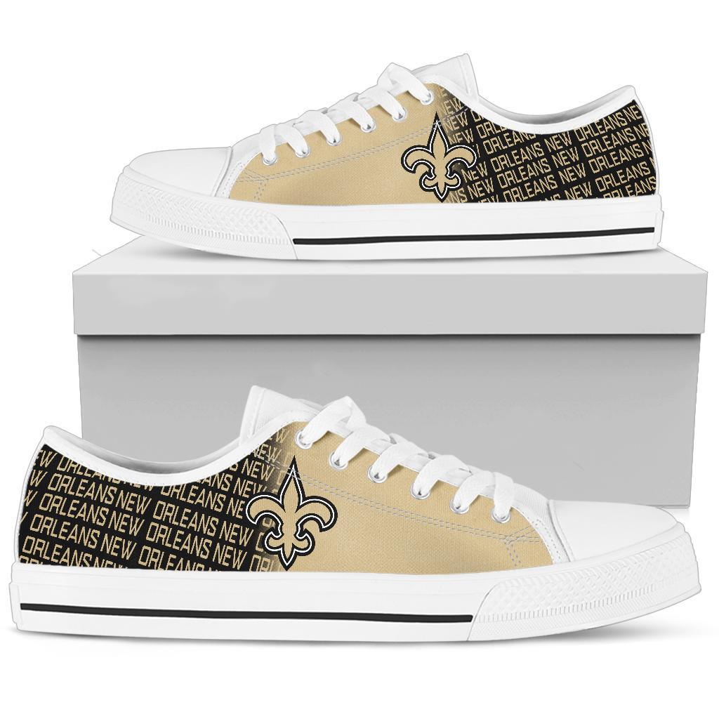 JWFancy New Orleans Saints Low Top Canvas Sneakers Shoes For Men And Women