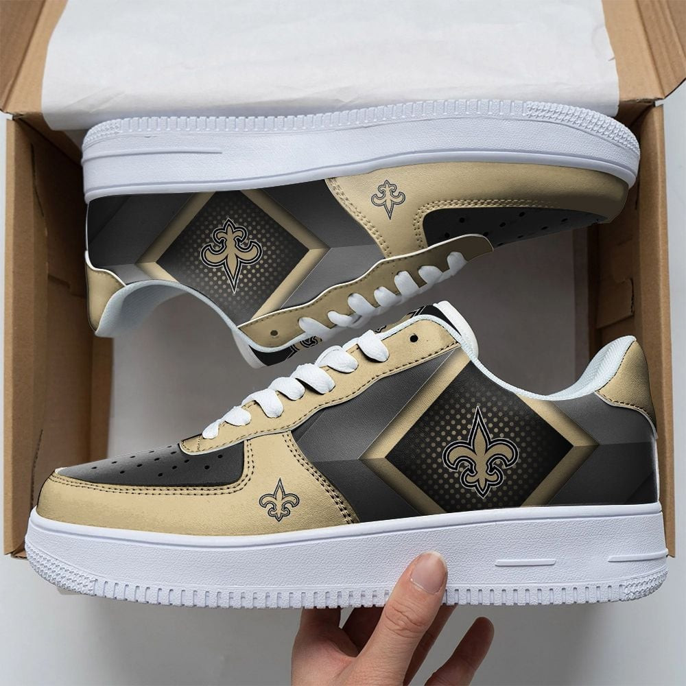 JWFancy New Orleans Saints NFL Air Low-Top Sneakers Shoes For Men And Women