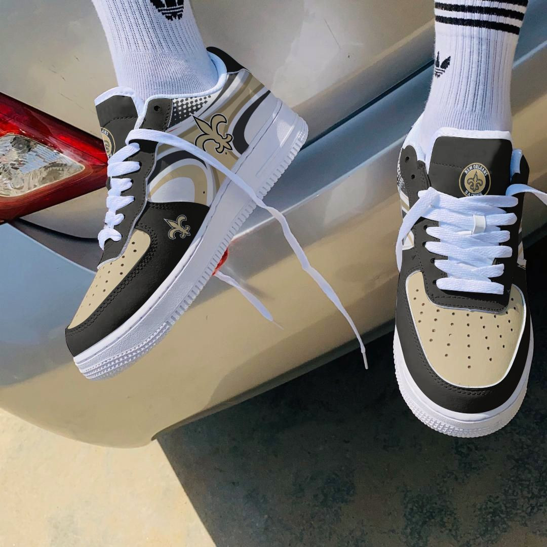 JWFancy New Orleans Saints NFL Air Low-Top Sneakers Shoes For Men And Women