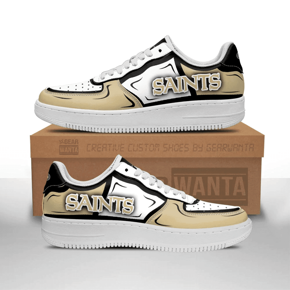 JWFancy New Orleans Saints NFL Air Low-Top Sneakers Shoes For Men And Women