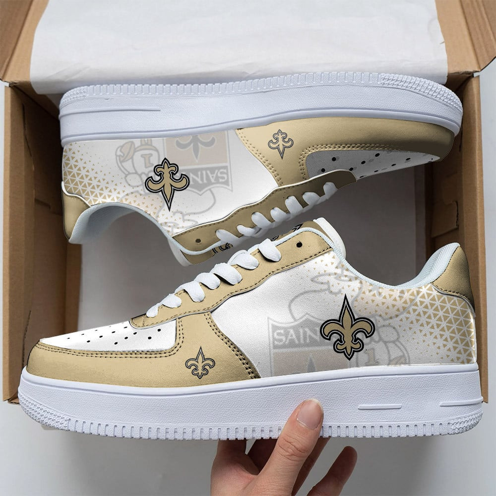 JWFancy New Orleans Saints NFL Air Low-Top Sneakers Shoes For Men And Women