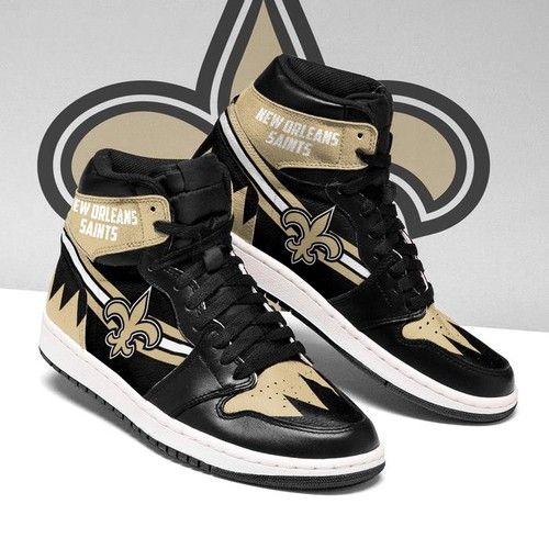 JWFancy New Orleans Saints NFL AJ1 High Sneakers Shoes For Men And Women