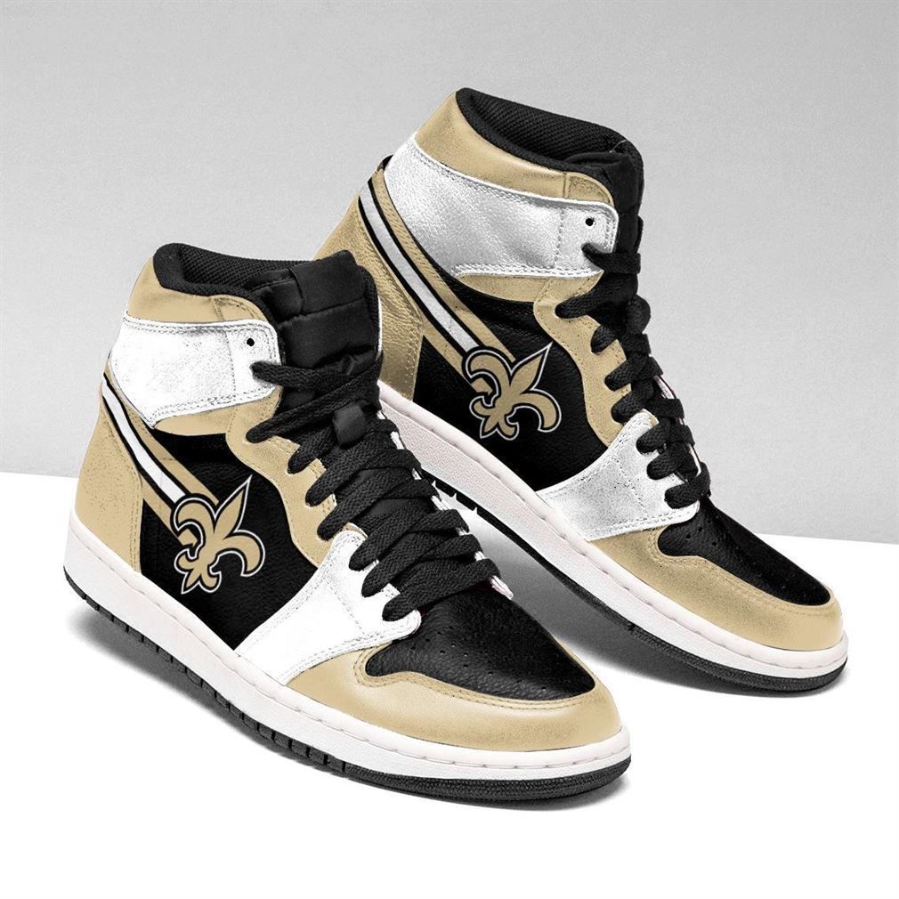 JWFancy New Orleans Saints NFL AJ1 High Sneakers Shoes For Men And Women