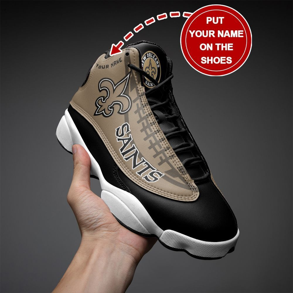 JWFancy New Orleans Saints NFL AJ13 Sneakers Shoes For Men And Women