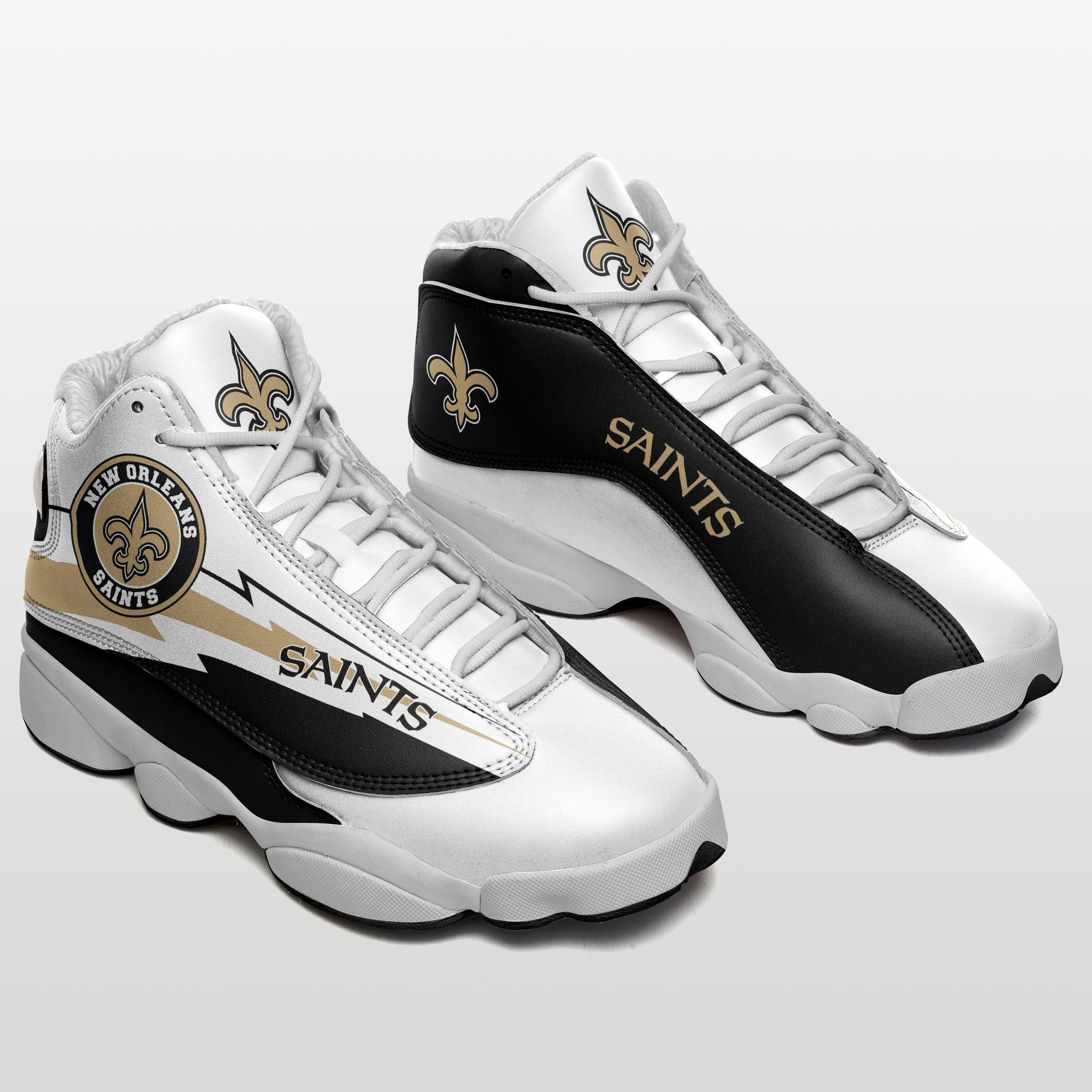 JWFancy New Orleans Saints NFL AJ13 Sneakers Shoes For Men And Women